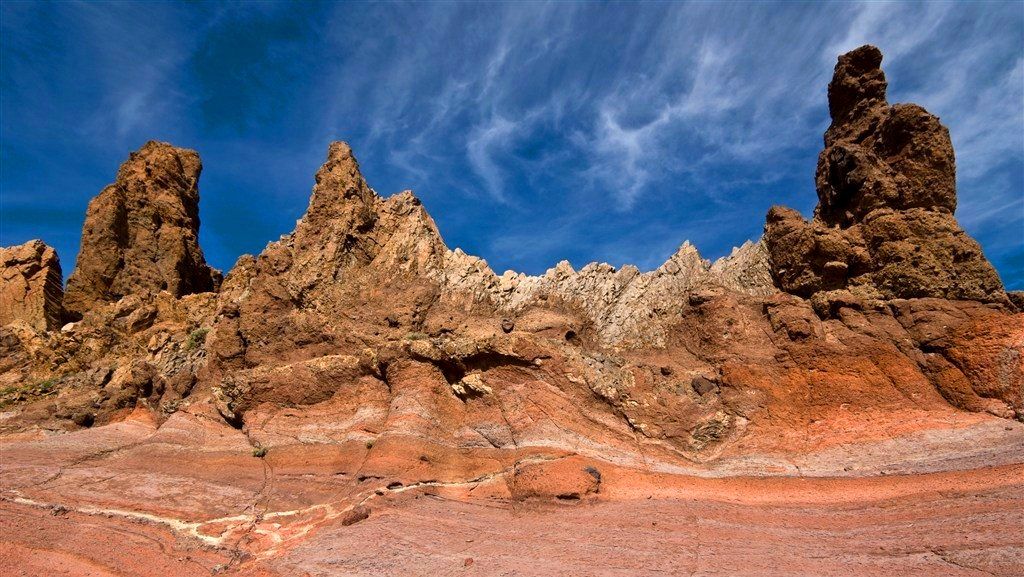 Марсианский пейзаж Национального парк Тейде.