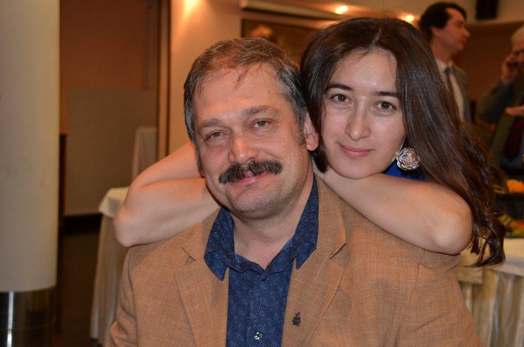 Вадим Цаликов с Фатимой, супругой