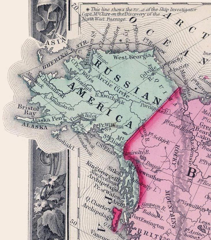 Русская Америка в 1860 году
