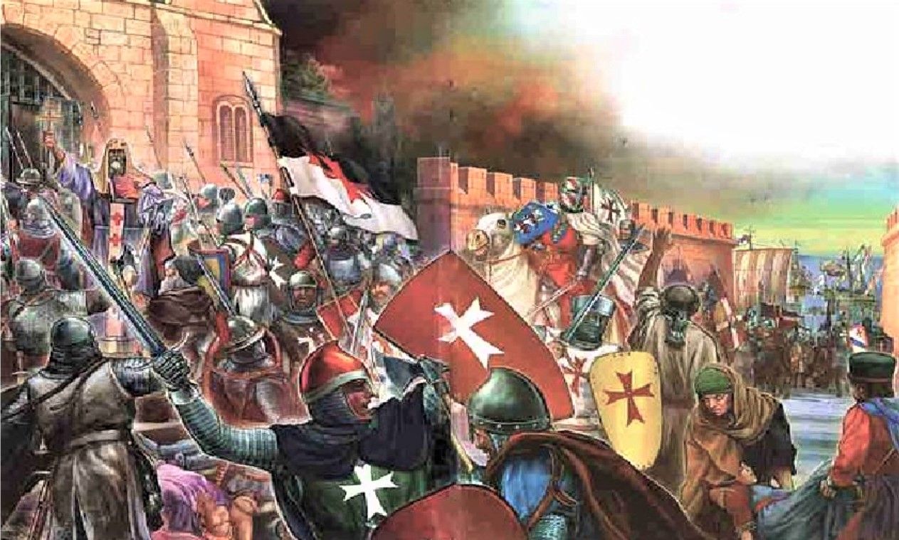 13 апреля 1204 года пал Константинополь