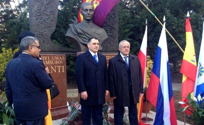 16 февраля 2015 года в Испании установили памятник Хаджи Мамсурову