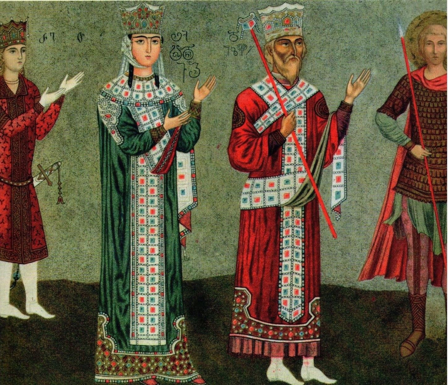 Григорий Гагарин. Царица Тамара с отцом Георгием III