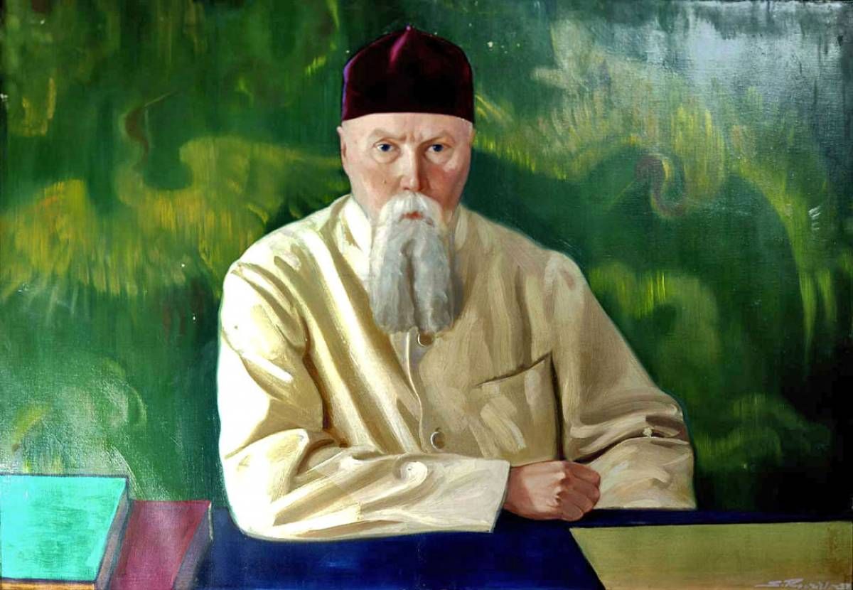 С. Н. Рерих. Портрет Н. К. Рериха. 1937