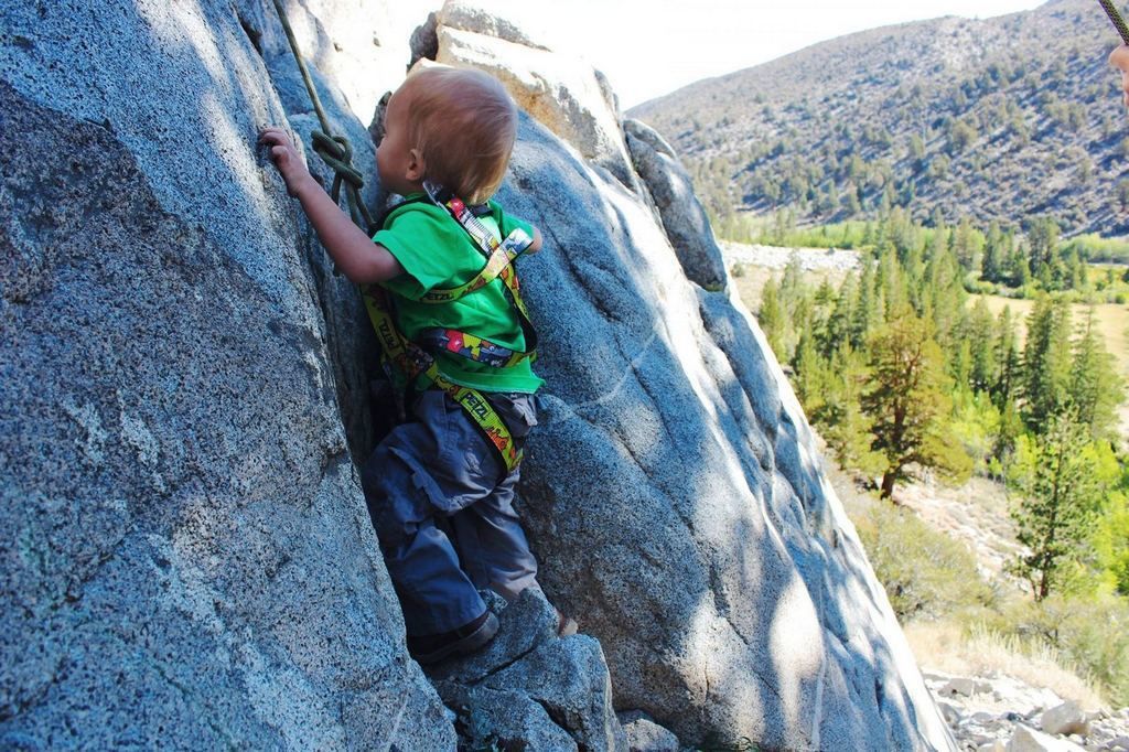 Двухлетний альпинист Бодхи Беннетт