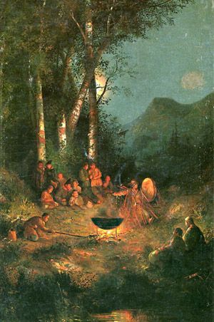 Г. И. Гуркин, Ночь жертвы (Камлание) (1897)