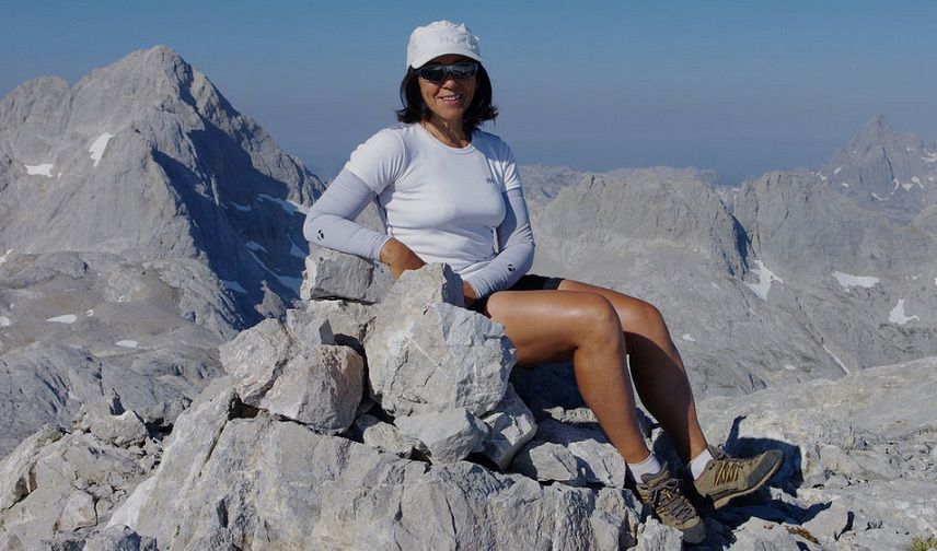 Альпинистка из Астурии Роса Фернандес уверена, что победить рак, ей помогли именно горы