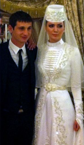 Алан Дзагоев и Зарема в день свадьбы