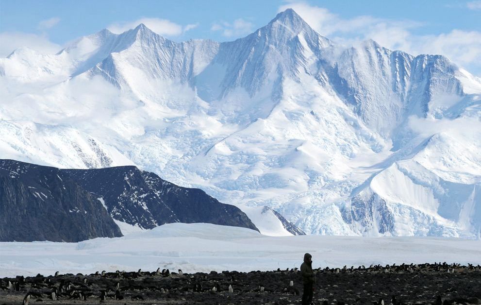 Антарктида - край гор и вулканов