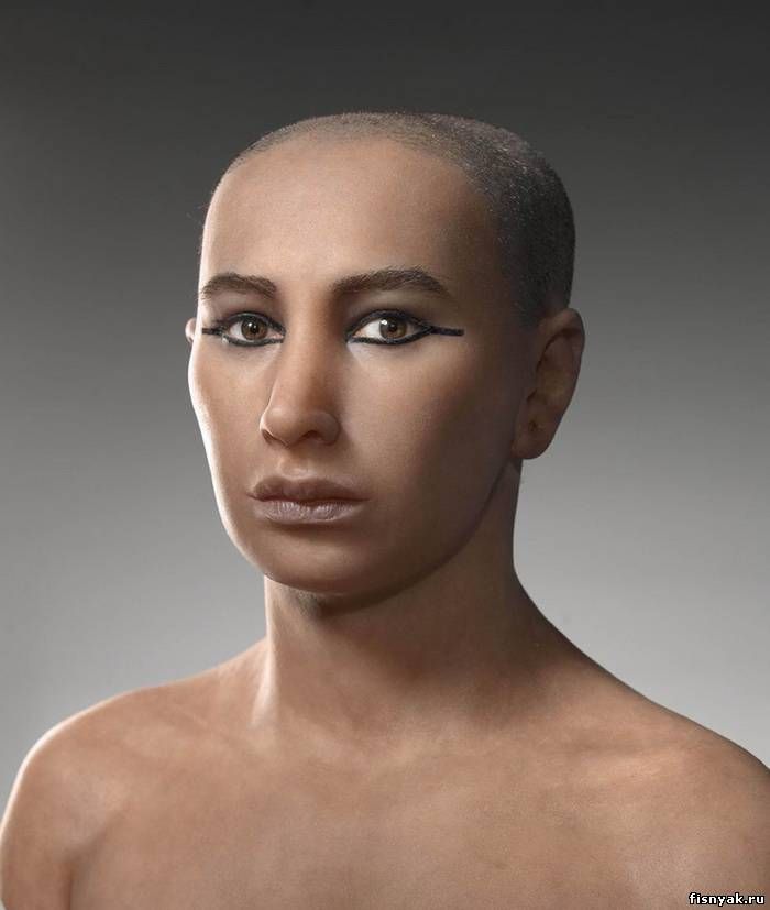 Реконструкция лица Тутанхамона, сделанная в 2005 году
