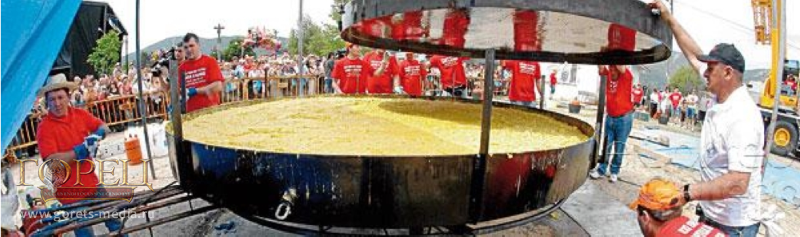Баскская Витория порадовала гостей рекордной по размерам тортильей