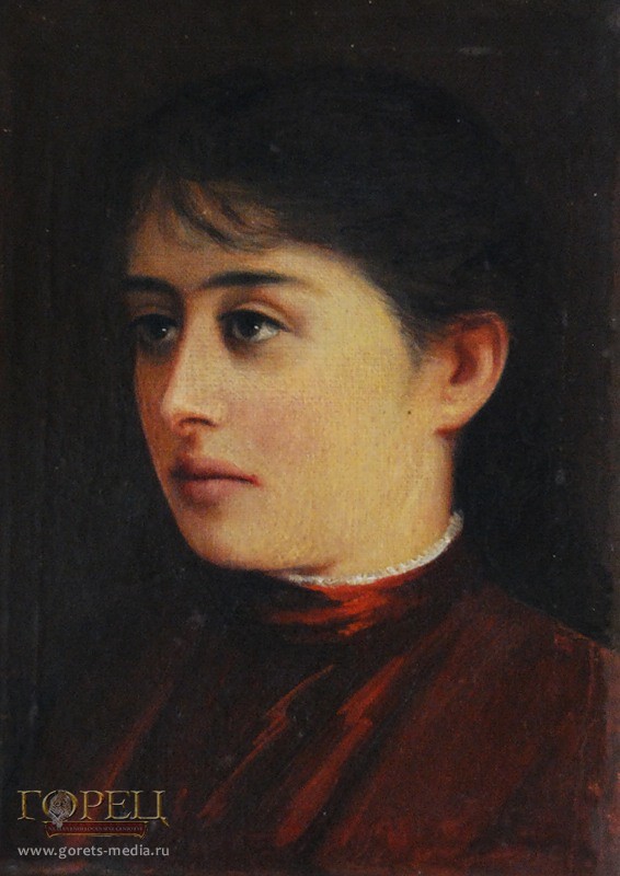 Коста Хетагуров. Портрет Анны Поповой. 1901 г.