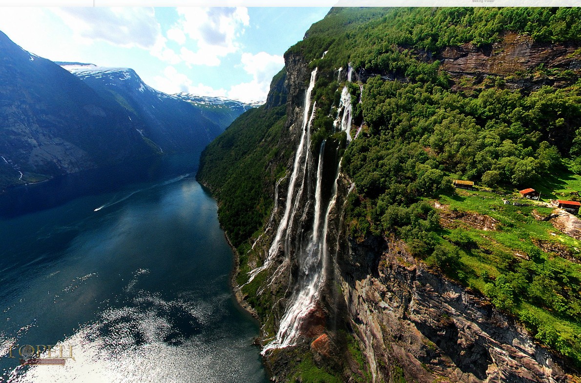 Водопад Семь сестер. Норвегия