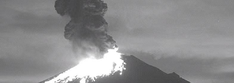 В Мексике проснулась «Огненная гора»