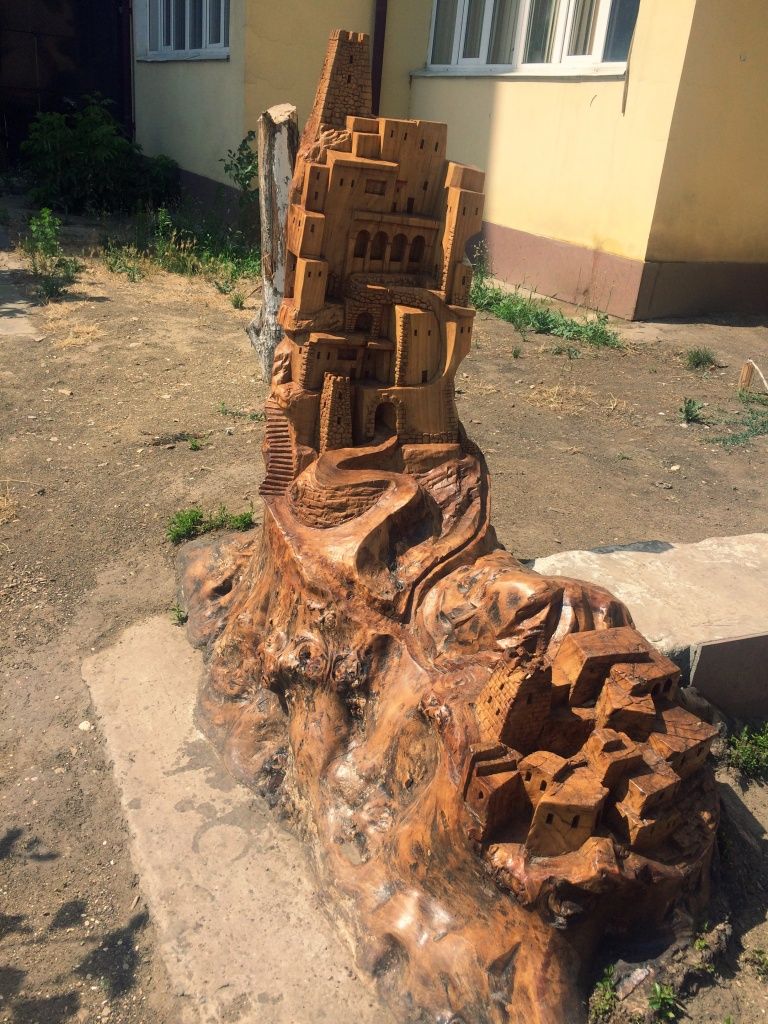 В Дагестане решили пни превращать в арт-объекты