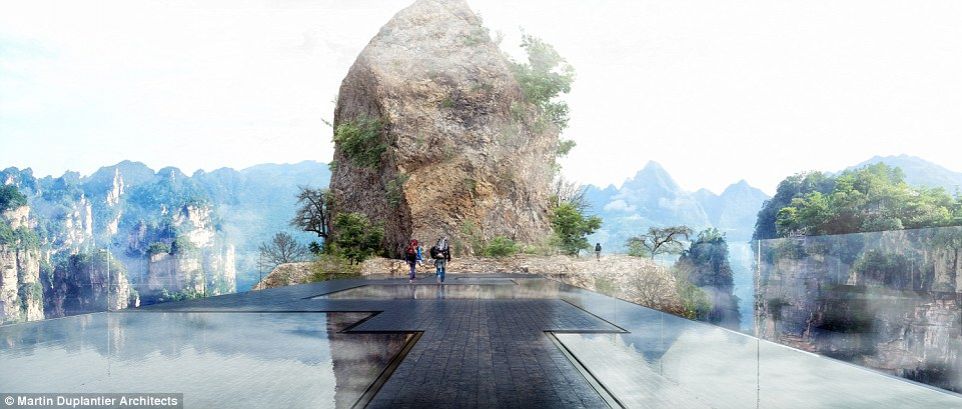 Мост-невидимку хотят построить в горах Китая